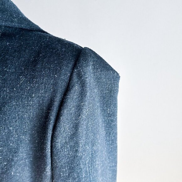 Vivienne Westwood Dust Blue Grey Lightweight Wool Blend Coat 46/M - Picture 9 of 13